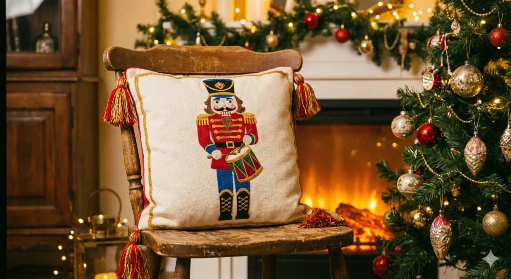 13 Christmas Pillows to Transform Your Holiday Decor in 2026 11 Nutcracker Character Pillow