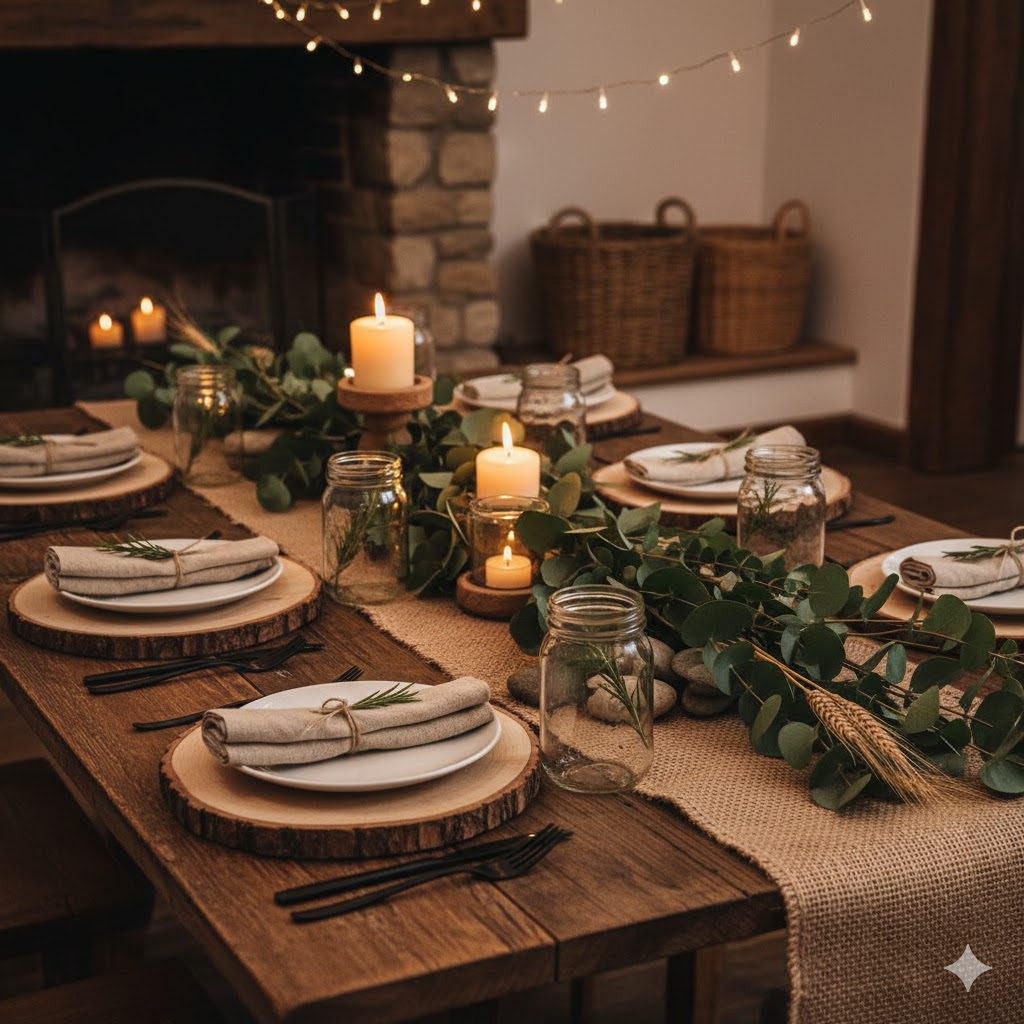 17 Table Setting Ideas to Elevate Any Occasion 3 Rustic Farmhouse Charm