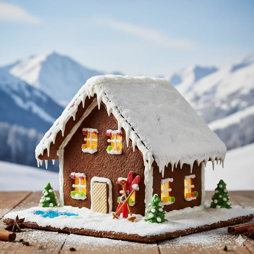 13 Creative Gingerbread House Ideas for 2026 5 Ski Chalet Gingerbread House