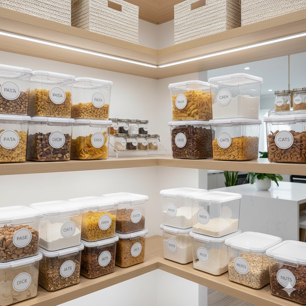 Stackable clear bins
