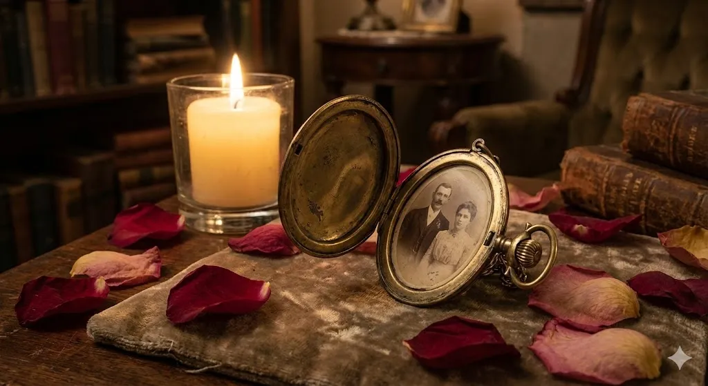 20 Jewellery Ideas to Wear on Valentine’s Day: Romantic, Trendy & Meaningful 5 Antique locket with photo inside