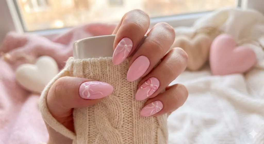 Bow Nail Art