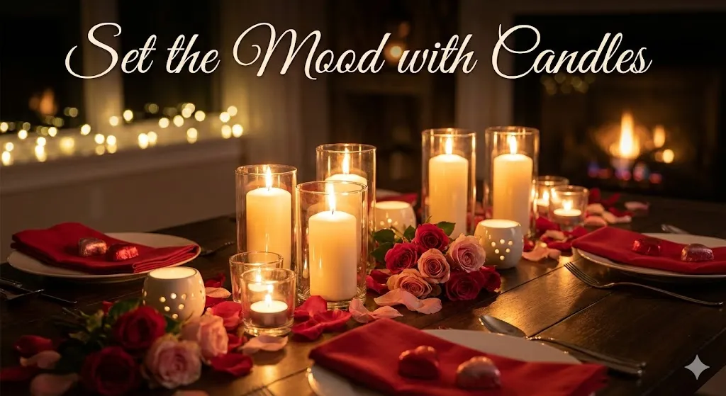 16 Creative Valentine’s Day Decoration Ideas to Make Your Celebration Unforgettable 6 Candles Tealights