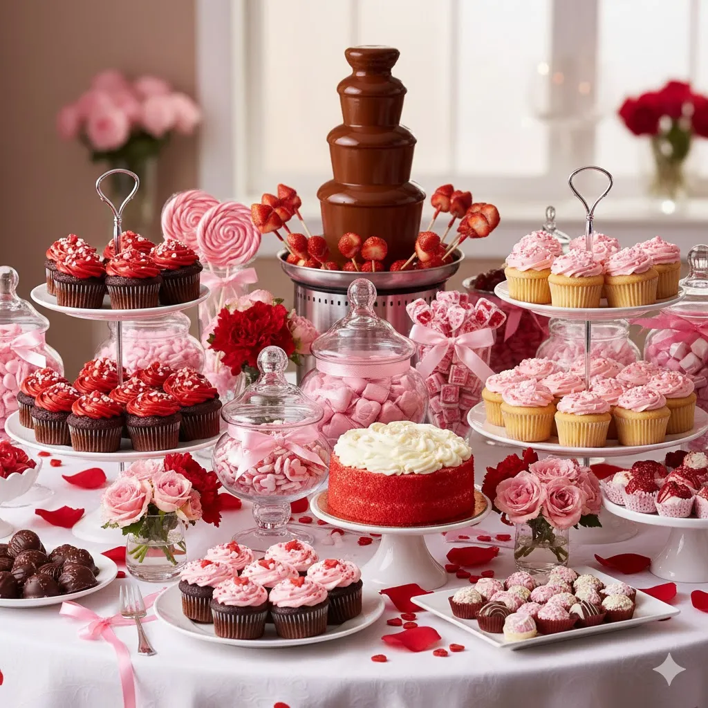 14 Valentine’s Day Table Setup Ideas for 2026 11 Chocolate Dessert Table