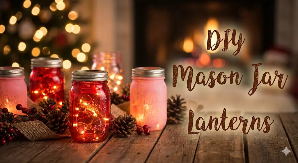 16 Creative Valentine’s Day Decoration Ideas to Make Your Celebration Unforgettable 16 DIY Mason Jar Lanterns