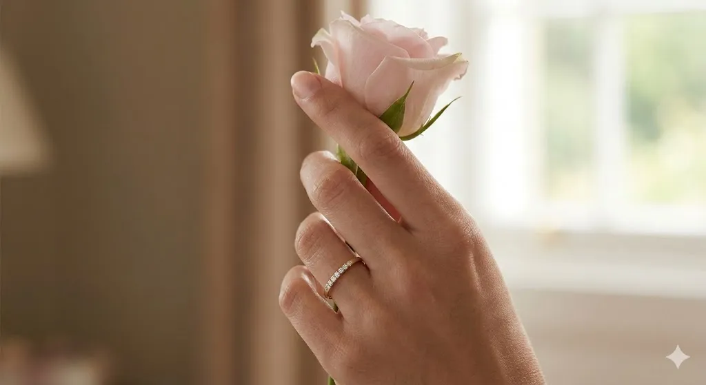 20 Jewellery Ideas to Wear on Valentine’s Day: Romantic, Trendy & Meaningful 7 Delicate promise ring