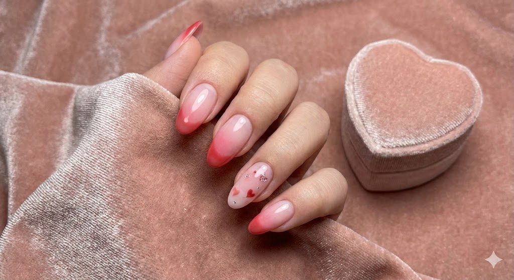 20 Nail Ideas for Valentine’s Day That Everyone Will Love 6 French Tip Valentine Nails 1