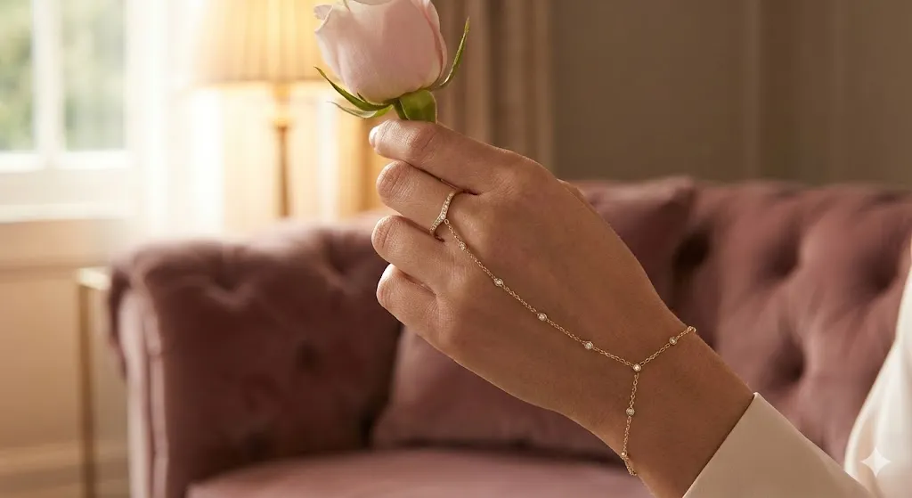 20 Jewellery Ideas to Wear on Valentine’s Day: Romantic, Trendy & Meaningful 18 Hand chain jewellery