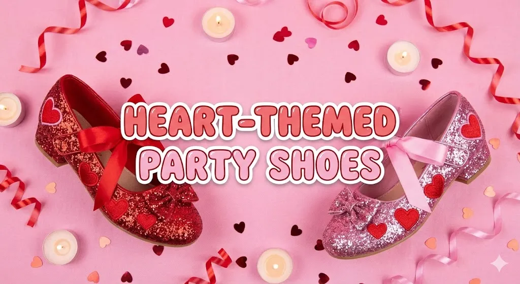 Heart Themed Party Shoes