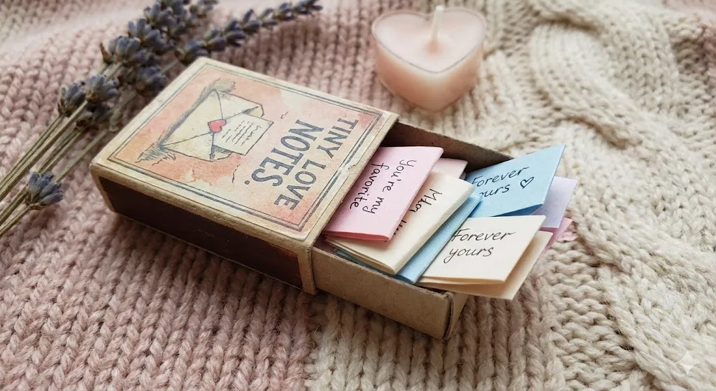 23 Creative Valentine’s Day Gift Ideas That Feel Truly Special 8 Matchbox Love Notes