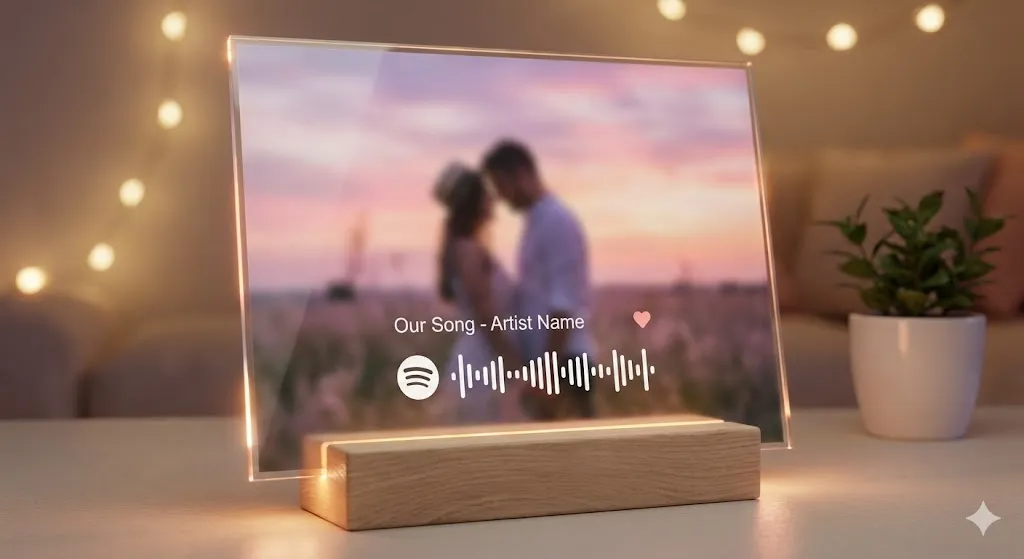 20 Valentine’s Day Gift Ideas for Your Loved One (2026 Edition) 4 Personalized Spotify Glass Plaque