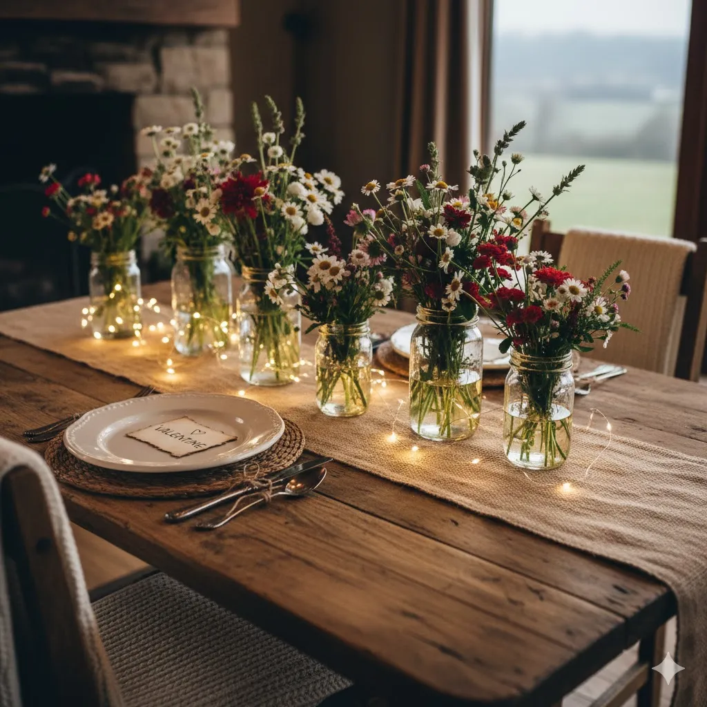 14 Valentine’s Day Table Setup Ideas for 2026 5 Rustic Romance