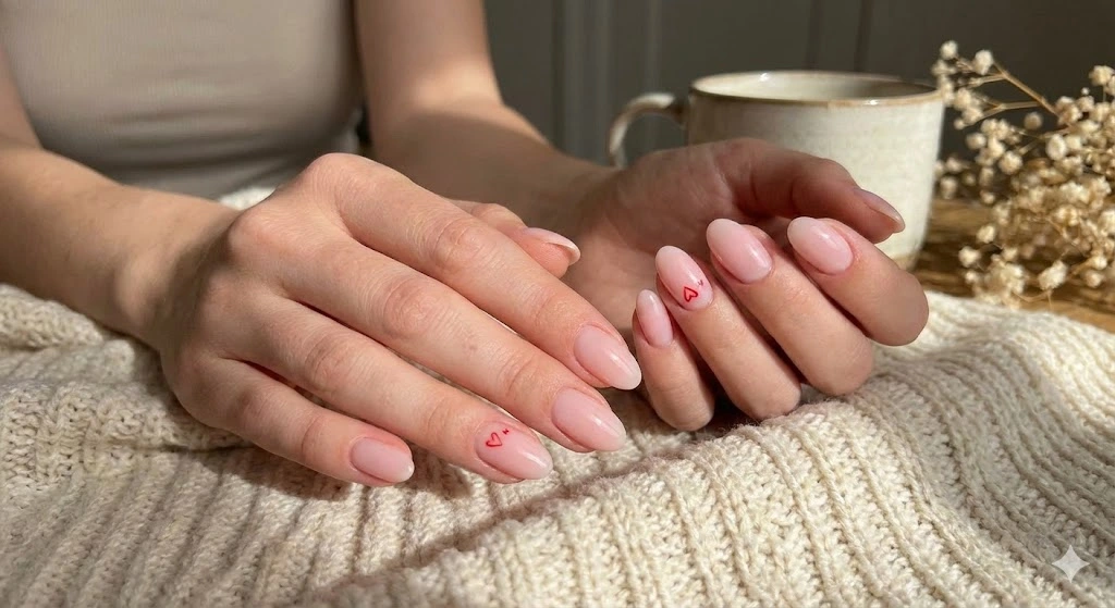 20 Nail Ideas for Valentine’s Day That Everyone Will Love 4 Soft Pink Romantic Nails
