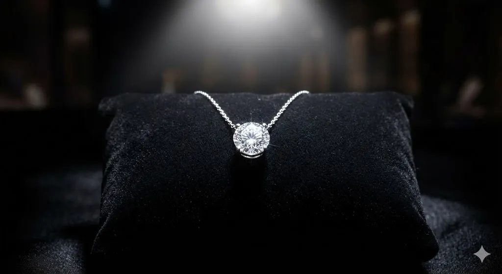 20 Jewellery Ideas to Wear on Valentine’s Day: Romantic, Trendy & Meaningful 6 Solitaire diamond pendant