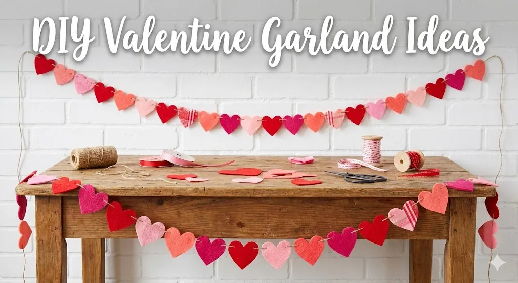 16 Creative Valentine’s Day Decoration Ideas to Make Your Celebration Unforgettable 15 Valentine Garland