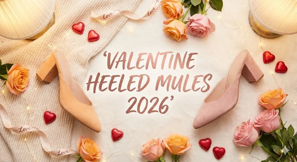 Valentine Heeled Mules