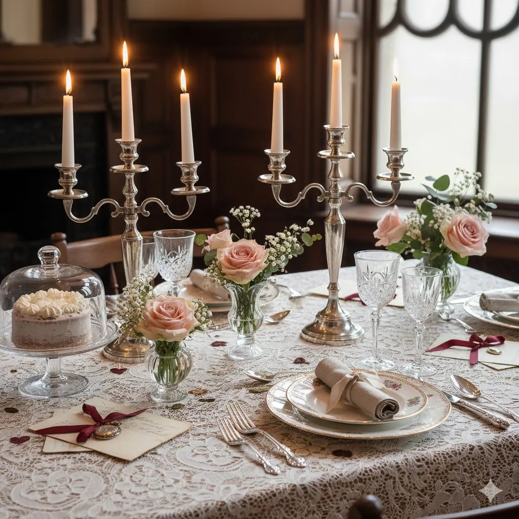 14 Valentine’s Day Table Setup Ideas for 2026 9 Vintage Elegance