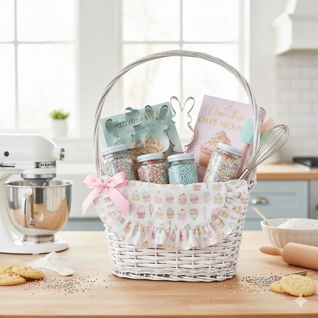 15 Easter Basket Ideas for Kids, Teens & Adults (Creative, Budget & Luxury Picks) 9 Baking Lover Easter Basket