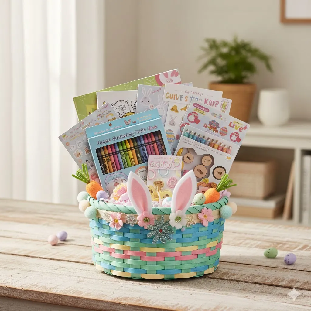 15 Easter Basket Ideas for Kids, Teens & Adults (Creative, Budget & Luxury Picks) 3 DIY Craft Easter Basket