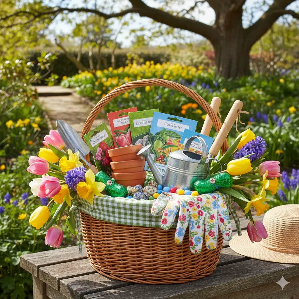 15 Easter Basket Ideas for Kids, Teens & Adults (Creative, Budget & Luxury Picks) 10 Gardening Easter Basket