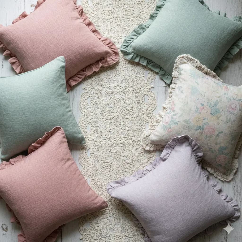 15 Shabby Chic Decor Ideas: A Complete Guide to Timeless, Romantic Interiors 5 Lace and Linen