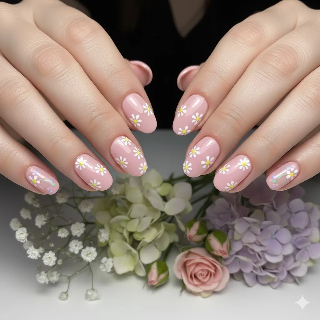 Minimal Spring Nails