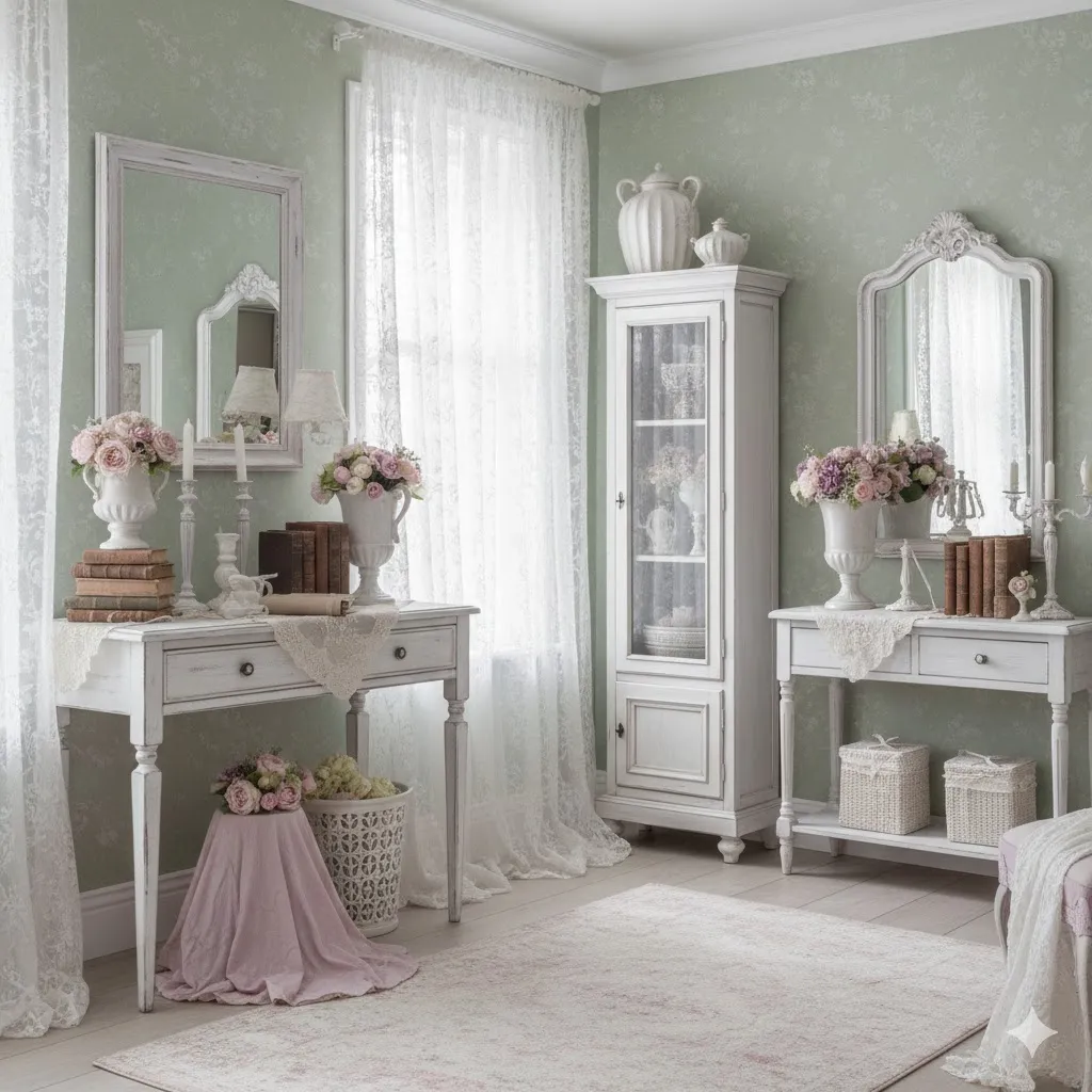15 Shabby Chic Decor Ideas: A Complete Guide to Timeless, Romantic Interiors 6 Pastel Color Palette Interior