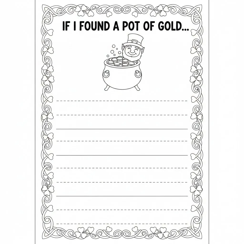 Pot of Gold Writing
