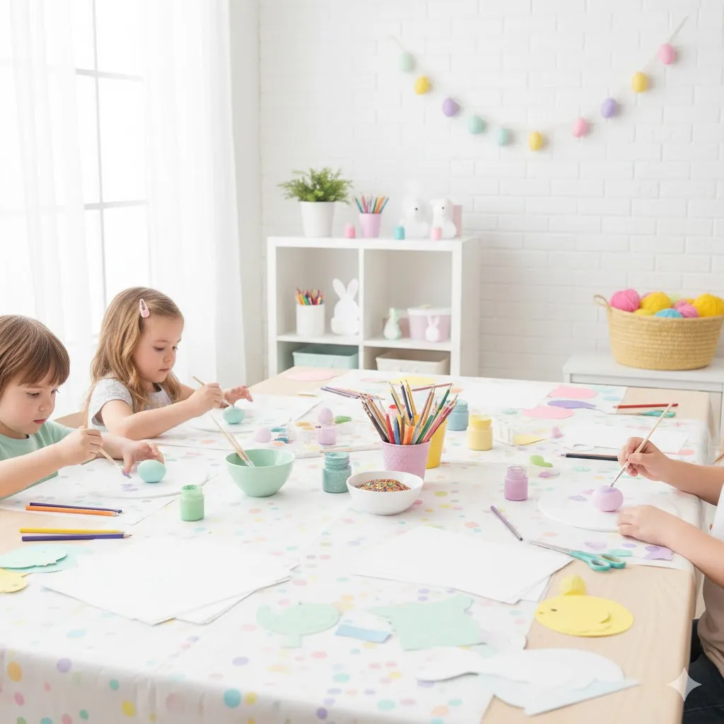 15 Easter Decor Ideas to Make Your Home Bright, Festive & Pinterest-Worthy 13 ids Easter Craft Corner