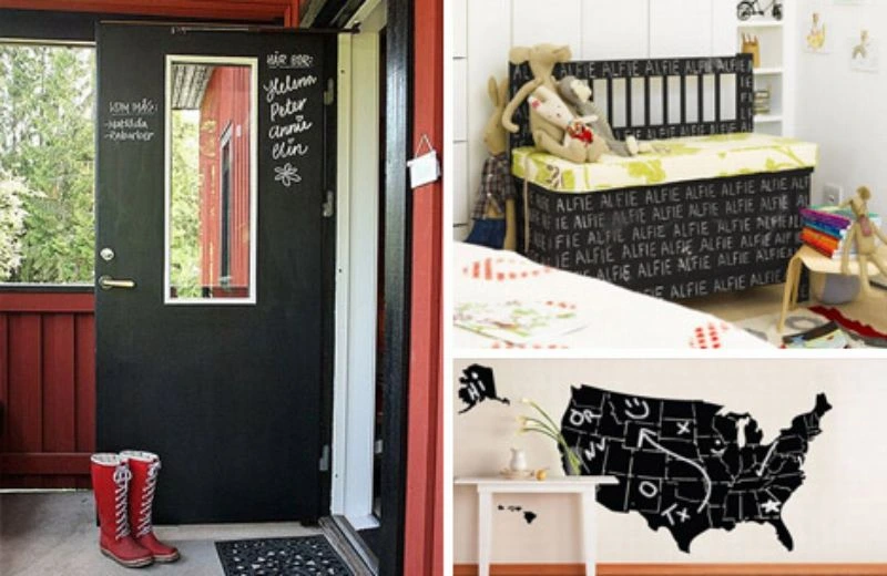 15 Bedroom Door Decorating Ideas to Enhance Your Room Style 10 Chalkboard or Whiteboard Surface