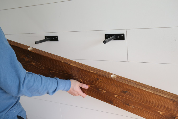 Floating Shelf Ideas for Home Organization That Look Stylish 8 Easy DIY Floating Shelf with Brackets - Angela Marie Made