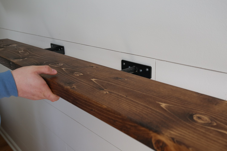 Floating Shelf Ideas for Home Organization That Look Stylish 9 Easy DIY Floating Shelf with Brackets - Angela Marie Made
