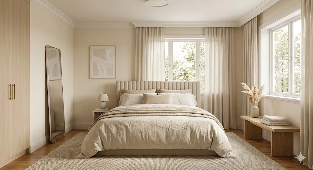 15 Aesthetic Small Bedroom Ideas: The Ultimate Guide to Cozy, Small-Space Living 5 Monochromatic Room Palette