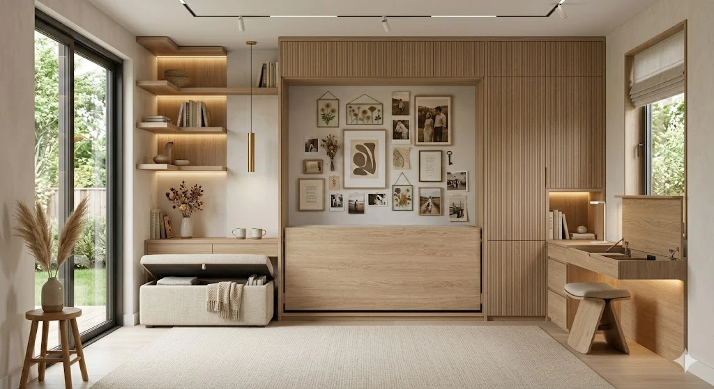 15 Aesthetic Small Bedroom Ideas: The Ultimate Guide to Cozy, Small-Space Living 7 Multi Functional Furniture Room