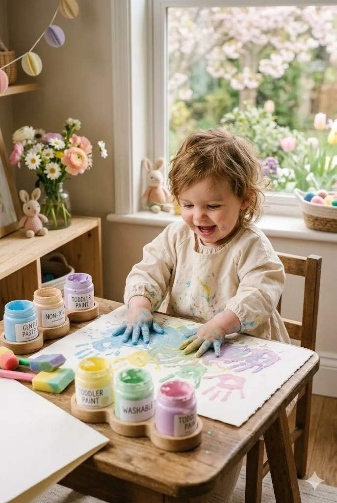 17 Creative & Fun Toddler Easter Basket Ideas (2026 Guide) 6 Non Toxic Finger Paints