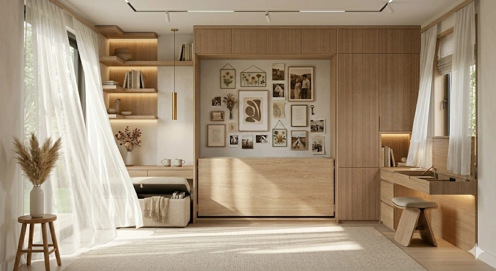 15 Aesthetic Small Bedroom Ideas: The Ultimate Guide to Cozy, Small-Space Living 6 Sheer Curtains Natural Light