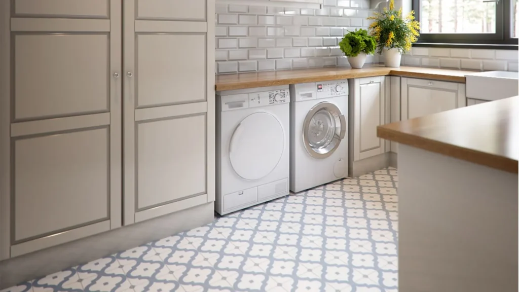 Best Laundry Room Tile Ideas for Floors, Walls & Backsplashes 18 Textured Matte Tiles 3