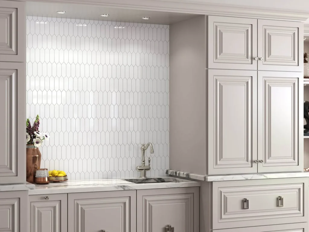 Best Laundry Room Tile Ideas for Floors, Walls & Backsplashes 12 Vertical Tile Layout for Height