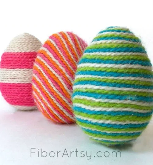 17 Easter Crafts for Kids: Fun and Creative Activities for 2026 14 Yarn Wrapped Eggs