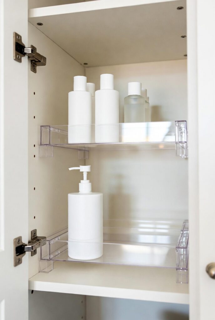 Affordable Bathroom Cabinet Organizers: 10 Budget-Friendly Solutions for a Clutter-Free Bathroom in 2026 9 Adjustable Cabinet Shelf Risers