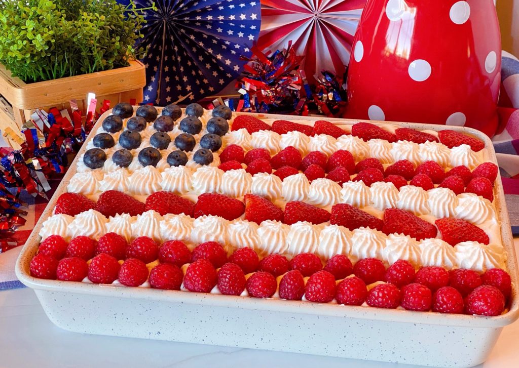 Red White Blue Poke Cake Recipe