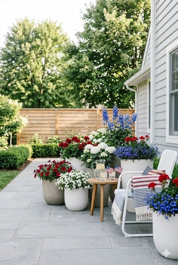 How to Decorate for Memorial Day Outside: 15 Patriotic Outdoor Ideas for a Memorable 2026 Celebration 5 patriotic red white and blue flowers