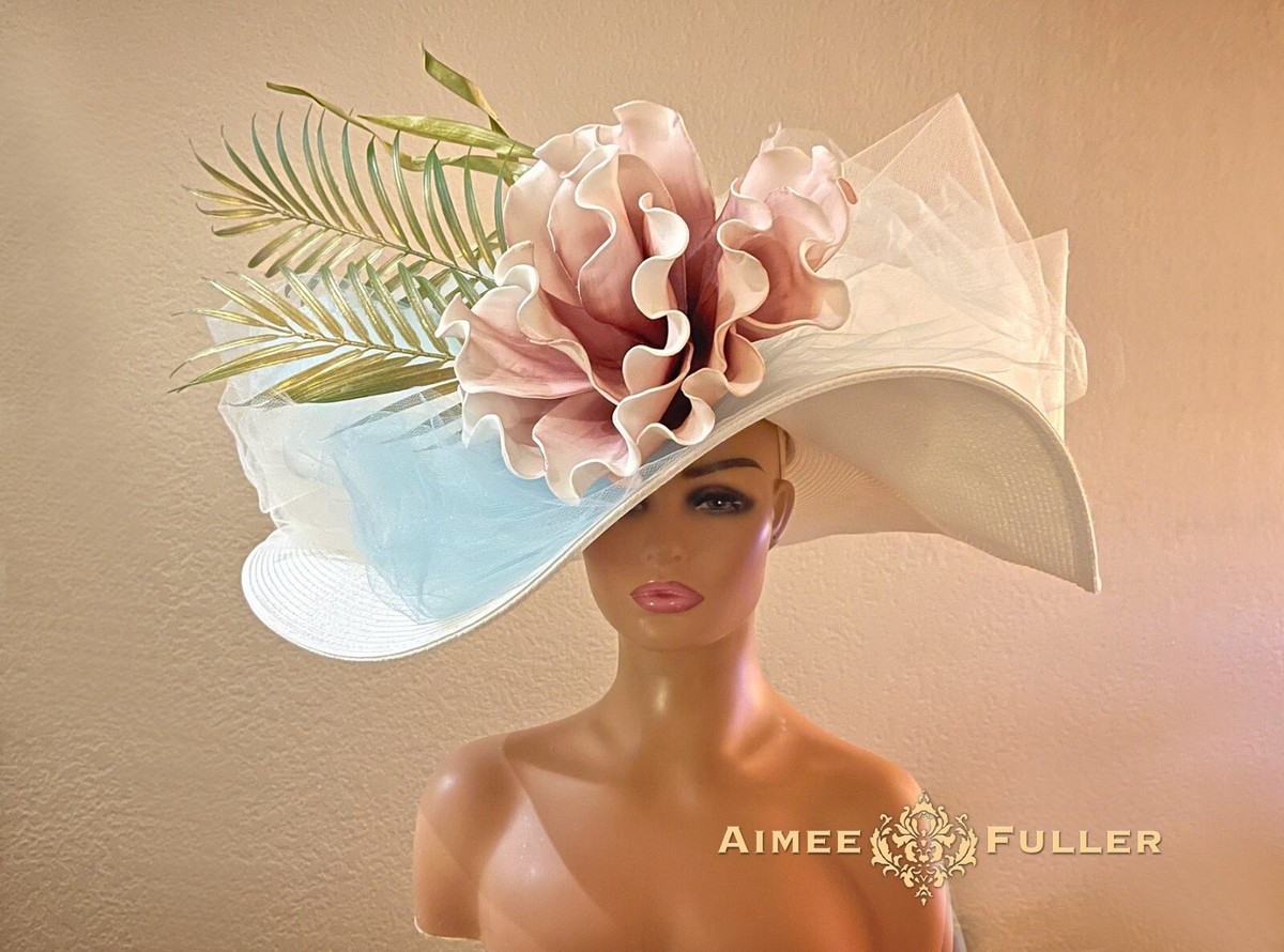 13 Best Kentucky Derby Hat Ideas for Women 2026 | Extravagant Wide Brim Hats, Fascinators & Trends 3 Image