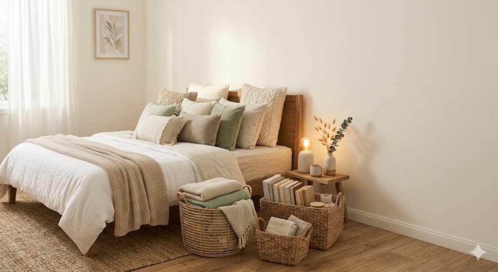 11 Budget-Friendly Bedroom Accessories to Transform Your Space 5 woven natural storage baskets