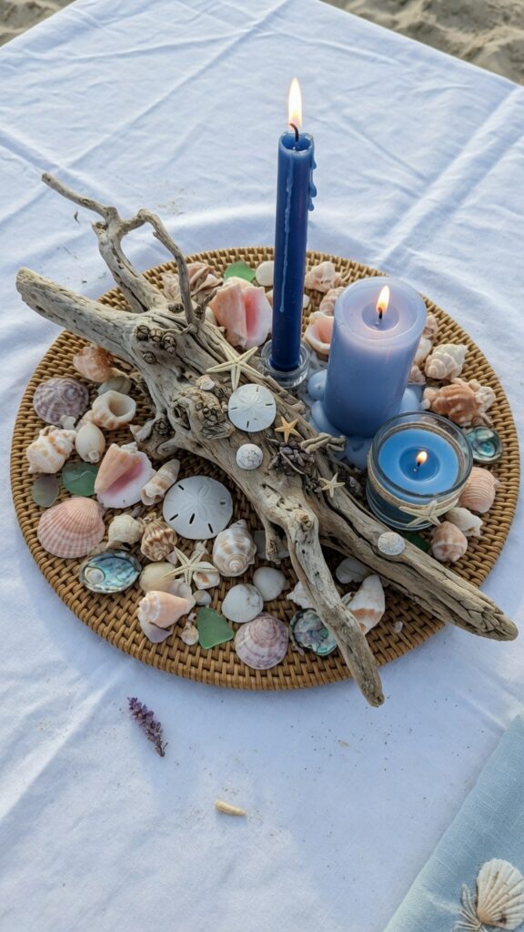 13 Stunning Summer Table Centerpieces to Brighten Your Gatherings 4 Beach themed centerpiece