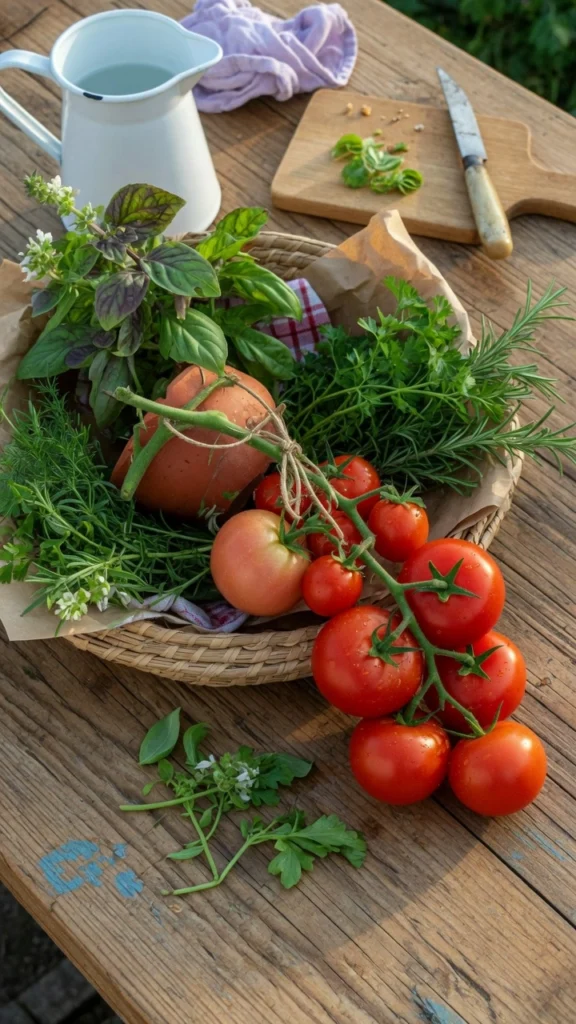 13 Stunning Summer Table Centerpieces to Brighten Your Gatherings 9 Fresh tomatoes as rustic summer centerpiece