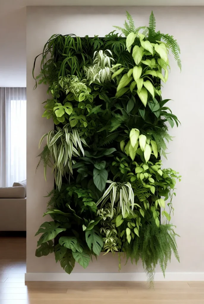 Vertical Gardens or Hanging Plants