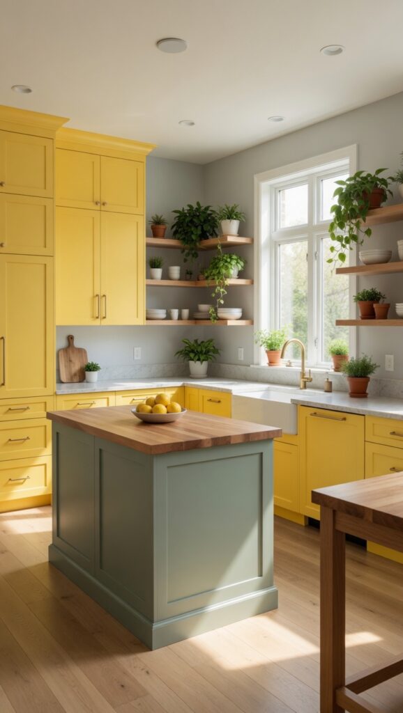 17 Room Color Schemes to Transform Your Home in 2026 9 kitchen dining area with soft gray walls