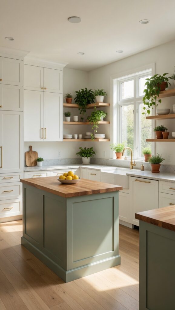 17 Room Color Schemes to Transform Your Home in 2026 7 modern kitchen with white shaker cabinets